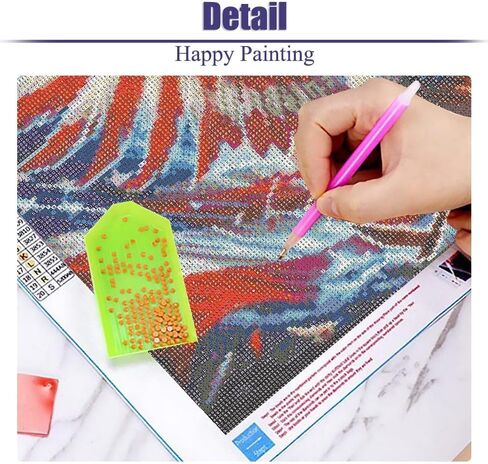 4th of July Eagle American Flag Diamond Art Painting,Large Diamond Painting Kits for Adults,DIY Full Drill Extra Crystal Rhinestone Arts and Crafts,Gem Art For Home Wall Decor 27.5 X 15.7inch in Saudi Arabia