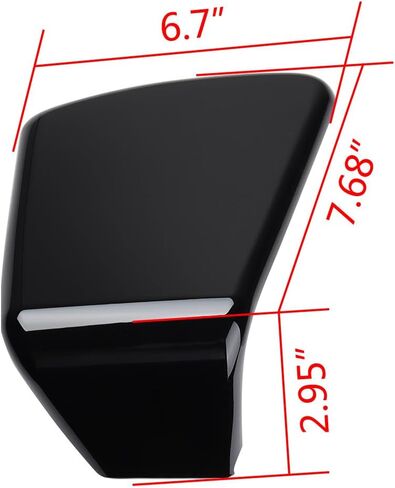 2X Inner Fairing Glove Box Door Covers Compatible with 1998-2013 Harley Road Glide Gloss Black Glove Compartment Lid Replacement + Mounting Hardware in Kuwait