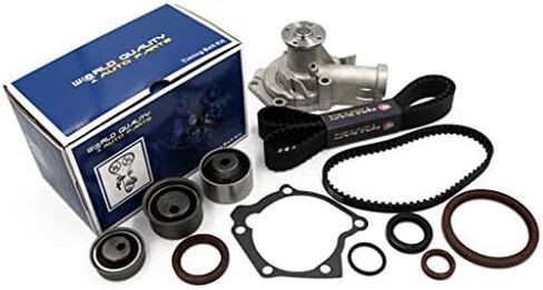 Timing Belt Water Pump Kit fits for 1999-2005 For Mitsubishi Eclipse, 2001-2005 For Chrysler Sebring, 2001-2004 For Dodge Stratus, 1999-2003 For Mitsubishi Galant 2.4L l4 GAS SOHC in Kuwait