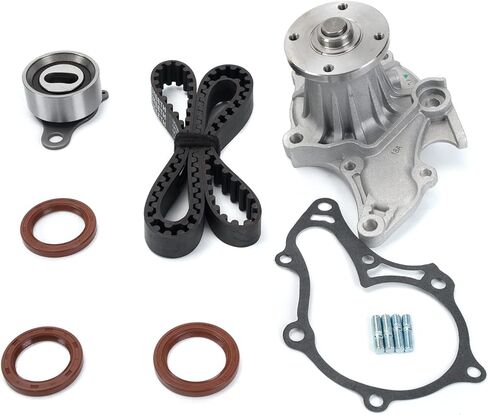 MPLUS Timing Belt Kit & Water pump TCK112 Fits 1990-1992 for Geo Prizm 1.6L, 1988-1990 for Toyota Corolla GTS 1.6L,1987-1988 Corolla FX16 1.6L, 1985-1989 MR2 1.6L in Kuwait
