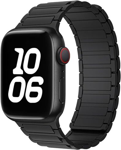 Magnetic Watchband Compatible with Apple Watch for Men 44mm 45mm 46mm 49mm 42mm 41mm 40mm 38mm Women, Silicone Sport Strong Magnet Strap for iWatch Series 11 Ultra 3 Ultra 2 Se 10 9 8 7 6 5 4 1 in Saudi Arabia