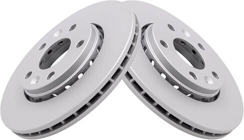 TRQ Brake Rotors Set Premium G-Coated Compatible with 2021-2023 Nissan Kicks 2020-2023 Sentra in Kuwait