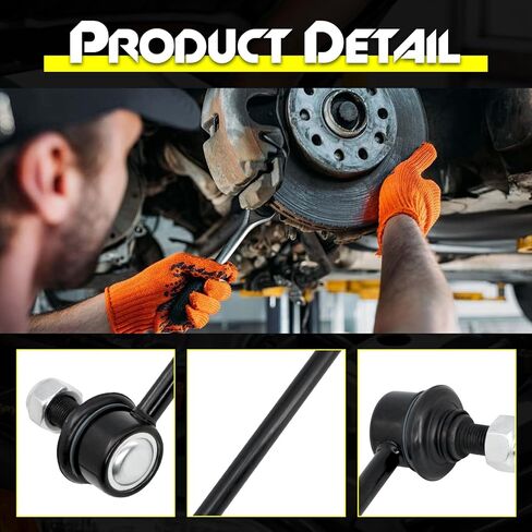 2PCS Front Stabilizer Sway Bar Link, Compatible with Hyundai Palisade Tucson 2020-2025, Santa Fe 2019-2025, Santa Cruz 2022-2025, Kia Sorento 2016-2024, Sportage 2023-2024, Telluride 2020-2024 in Kuwait