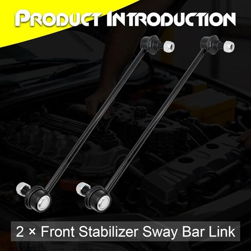 2PCS Front Stabilizer Sway Bar Link, Compatible with Hyundai Palisade Tucson 2020-2025, Santa Fe 2019-2025, Santa Cruz 2022-2025, Kia Sorento 2016-2024, Sportage 2023-2024, Telluride 2020-2024 in Kuwait