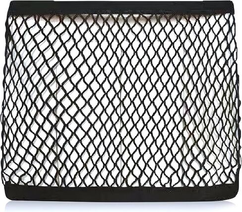 Car Front Seat Organizer, Passenger Seat Elastic Organizer Net with Buckle, Multifunctional Storage Net for Phone, Bottles, Toys, Universal for Cars, Trucks, SUVs (Black) in Kuwait
