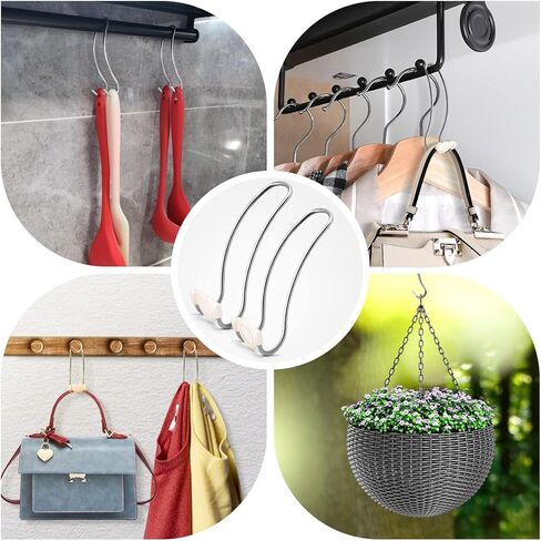 Heavy Duty Car Seat Headrest Hooks for Purse, Backpack Grocery Bags-2 PackMetal Auto Backseat Organizer with Non-Slip Rubber Covers – Multi-Purpose Hanging Hooks for Home, Office & Door in Saudi Arabia