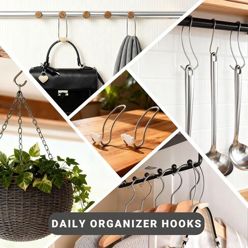 Heavy Duty Car Seat Headrest Hooks for Purse, Backpack Grocery Bags-2 PackMetal Auto Backseat Organizer with Non-Slip Rubber Covers – Multi-Purpose Hanging Hooks for Home, Office & Door in Saudi Arabia