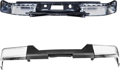 Rear Step Bumper Assembly Kit without Radar Hole Replacement for 2007-2013 Silverado Sierra 1500 Truck 22932803 GM1103147 in Kuwait