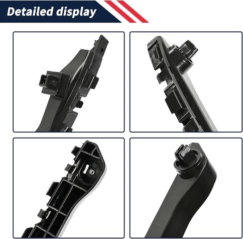 Front Bumper Support Cover Brackets Left and Right Side Compatible with Honda Pilot 2009 2010 2011 2012 2013 2014 2015 Replace 71193-SZA-A00 71198-SZA-A00 Bracket Mounting Support in Kuwait