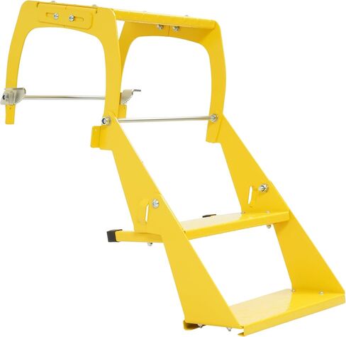 ALMULOO Heavy Duty Big Truck Tire Step Standard Width Two Step Easy to Install Yellow Powder Coated Steel in Kuwait
