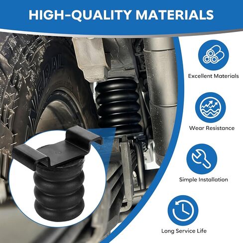 SSR-612-47 Rear Air Helper Springs, 2Pcs Rear Auxiliary Spring 1,800 lb Capacity When Compressed at 50% For Tacoma Frontier Dmax in Kuwait