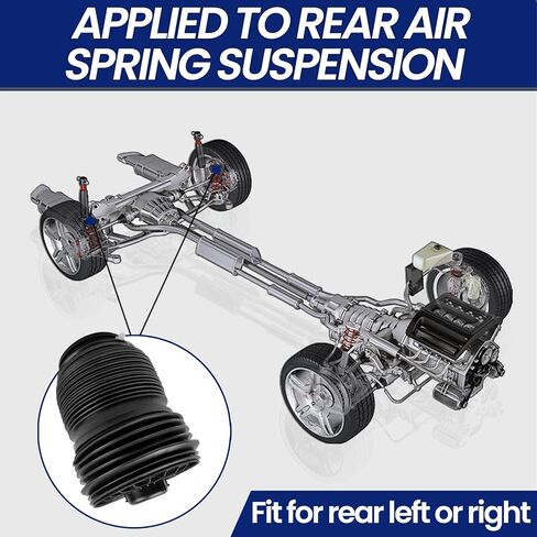 أكياس زنبركية هوائية خلفية متوافقة مع رقم استبدال 2017-2019 Maserati Levante OEM 670037519، 670100715 in Kuwait