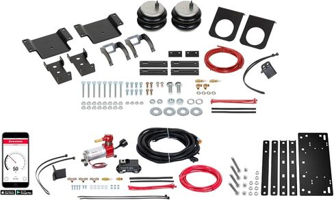 Firestone Airide 2876 All-In-One Wireless Rear Air Spring Kit fits 2005-2023 Tundra | Up to 5,000 lbs of Load-Leveling Capacity | 5-100 PSI | Easy Installation in Saudi Arabia