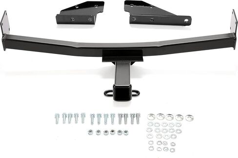ECOTRIC 2" Class 3 Tow Trailer Hitch Receiver Compatible with 2008-2020 Nissan Rogue Models 2014 2015 Nissan Rogue Select Square Steel Rear Trailer Tow Hitch Receiver Powder Coated Black in Kuwait
