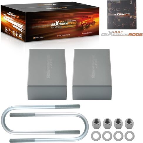 maXpeedingrods 4" Rear Lowering Block Kit for Chevy C10/C20/Blazer, for GMC C15/C25/Jimmy 2WD 1960-1972, for C1000/C2000/C1500/C2500 Suburban/Truck w/Rear Coil Springs in Kuwait