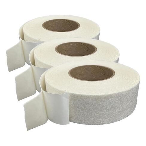 Ames Peel & Stick Seam Tape - 2" x 50’ Roll, Grey - Contouring, High-Strength Self-Adhesive Tape Perfect for Concrete, Metal, Wood and More - Made in The USA in Saudi Arabia