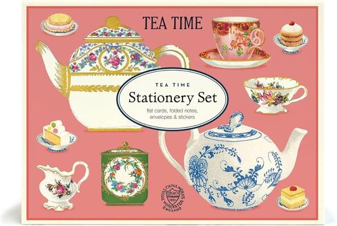 Cavallini Papers & Co. Tea Time Stationery Set in Kuwait