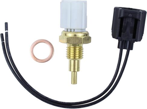 MOTOKU Water Coolant Temperature Sensor w/Connector Harness Pigtail for Toyota Yaris Matrix Tundra Sequoia Tacoma Sienna RAV4 Camry Corolla Avalon 4Runner for Lexus ES350 IS250 GS350 for Scion xB in Kuwait