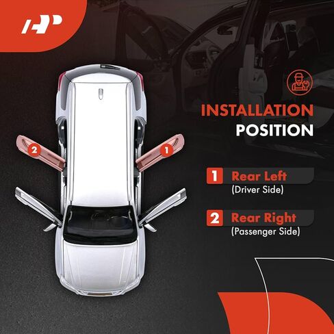 سدادة حزام فحص الباب الخلفي الأيسر والأيمن من A-Premium متوافقة مع Buick Encore 2013-2022 وChevrolet Trax 2015-2022 in Kuwait