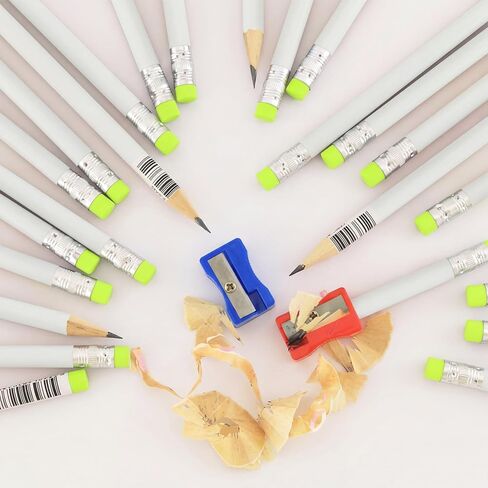 50 Pack Glow in the Dark Pencils Bulk Fun Green Fluorescent Glow Writing Pencil with Eraser Drawing Stationery for Classroom Student Kid Homework School Reward Supplies Party Favors Gifts in Saudi Arabia