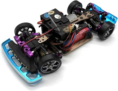 معدن متوافق مع WLtoys 284019-A 284191 284131 284010 K969 K989 RC 1/28 متوافق مع Kyosho M-INI-Z AWD 22 مم أجزاء إطارات الانجراف (رمادي فاتح) in Kuwait