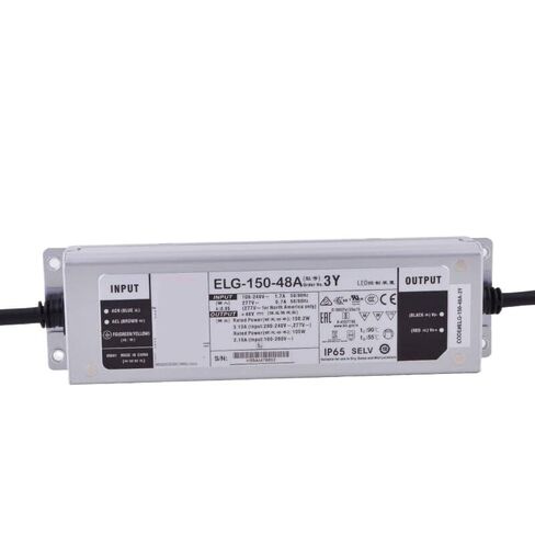 1 قطعة ELG-150-48A-3Y 48 فولت 2.8A الجهد المستمر إضاءة مقاومة للماء سائق Buit-in نشط PFC امدادات الطاقة in Saudi Arabia