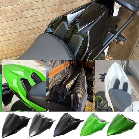 غطاء انسيابي لمقعد الركاب الخلفي للدراجة النارية مناسب لملحقات Ka-wa-sa-ki Z650 Ninja650 Ninja 650 2017 2018 2019 2020 2021 2022 2023 (أسود لامع) in Kuwait
