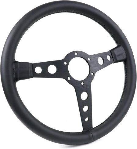 Prototipo BLACK EDITION 350mm Simulator Game Sim Racing Steering Wheel - 6x70mm Bolt Pattern,Anodized Spokes,Black Stitching in Saudi Arabia