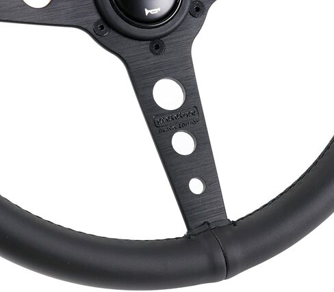 Prototipo BLACK EDITION 350mm Simulator Game Sim Racing Steering Wheel - 6x70mm Bolt Pattern,Anodized Spokes,Black Stitching in Saudi Arabia
