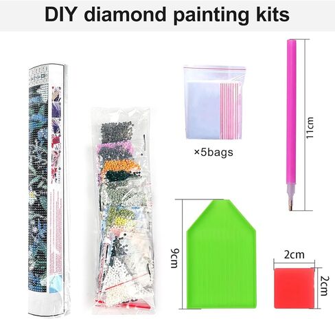 Xylogist Halloween Diamond Art Kits for Adults, 5D Halloween Diamond Painting, DIY Ghost Paint by Diamonds for Adults, Full Drill Gem Art for Adults for Home Wall Decor 14x14 Inch in Saudi Arabia