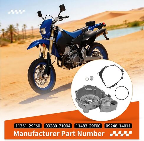 Stator Cover & Gasket Kit For Suzuki DR-Z400 DR-Z400SM/S/E 2000-2024 (2000-2004 Exclude Dr-Z400w/K1/K2/K3/K4 & Y/K1) 11351-29F60 in Kuwait
