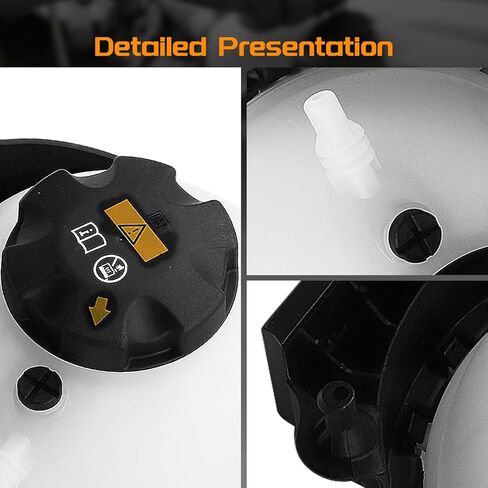 Coolant Recovery Overflow Reservoir Tank w/Sensor & Cap Compatible with 2012-2019 BMW 120i, 220i, 228i, 320i, 328i, 420i, 428i, 520i L4 2.0L, Replace# 17137609469, 17137642158 in Kuwait