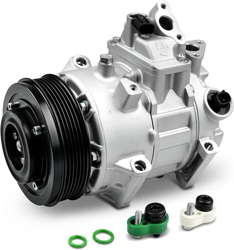AC Compressor Compatible with Toyota Camry 2012 2013 2014 2015 2016 2017 2.5L,RAV4 2009 2010 2011 2012 2.5L,Sienna 2011-2013 2.7L Pre-filled with Compressor Oil in Saudi Arabia