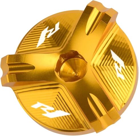 Motorcycle CNC Engine Oil Filler Cap Plug Screw Compatible with Yamaha R6 YZF R7 2021 2022 YZF-R1 1998-2020 YZF-R3 YZF-R6 R6S 2006-2021 in Kuwait