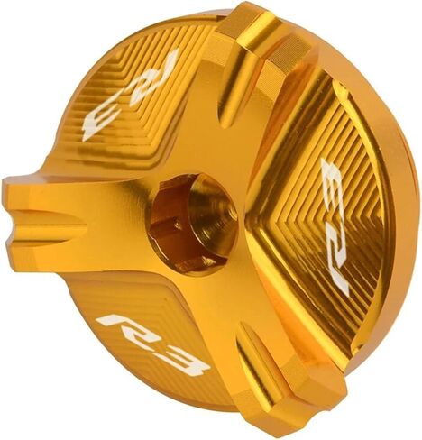 Motorcycle CNC Engine Oil Filler Cap Plug Screw Compatible with Yamaha R6 YZF R7 2021 2022 YZF-R1 1998-2020 YZF-R3 YZF-R6 R6S 2006-2021 in Kuwait