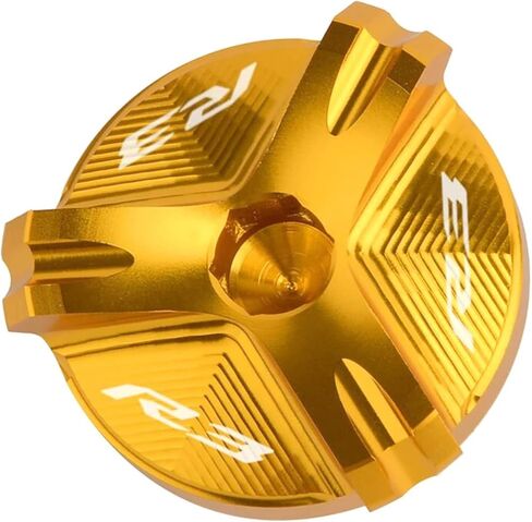 Motorcycle CNC Engine Oil Filler Cap Plug Screw Compatible with Yamaha R6 YZF R7 2021 2022 YZF-R1 1998-2020 YZF-R3 YZF-R6 R6S 2006-2021 in Kuwait