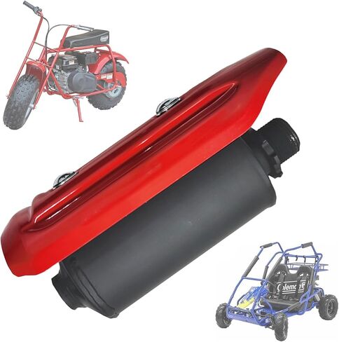 استبدال كاتم صوت العادم لكولمان CT200u CT200u-EX BT200x دراجة صغيرة الذهاب كارت KT196 GX160 GX200 in Kuwait