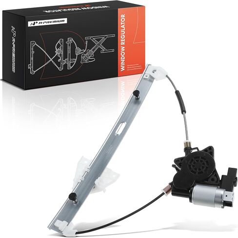 A-Premium Power Electric Window Regulator with Motor Compatible with Mazda CX-9 2007-2015 Sport Utility Rear Passenger Side in Kuwait