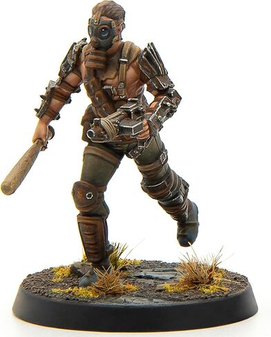 Modiphius Entertainment: Fallout: Miniatures - Wasteland Raiders Core Box - 8 أشكال وقواعد بلاستيكية 32 مم، غير مطلية وغير مجمعة، مجموعة RPG للطاولة in Kuwait