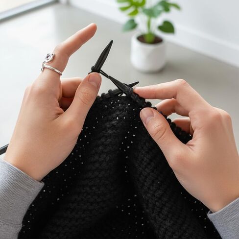 JJUNW 10Pcs Crochet Ring, Crochet Tension Ring, Adjustable Crochets Rings for Finger Yarn Holder for Crocheting, Knitting Crochets Supplies Gift for Crocheters, Knitters, Mom and Women in Kuwait