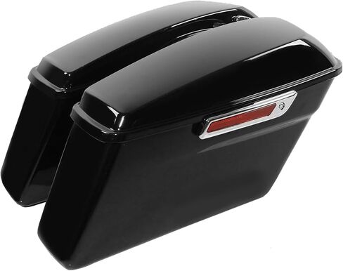 XMT-MOTO حقائب سرج صلبة سوداء زاهية تناسب Harley Touring FLT FLHT FLHTCU FLHRC Road King Road Glide Street Glide Electra Glide Ultra-Classic 2014-2023 in Kuwait