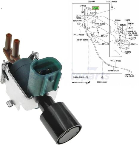 25860-30070 2586030070 Purge Control Vaccum Switching Solenoid Valve 1Pcs in Kuwait