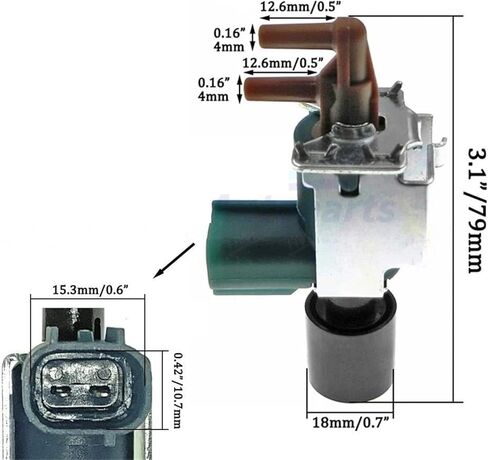 25860-30070 2586030070 Purge Control Vaccum Switching Solenoid Valve 1Pcs in Kuwait