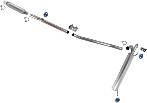 Weld On Rear Resonator Exhaust System Muffler for Buick Encore 2013-2021 1.4L in Kuwait