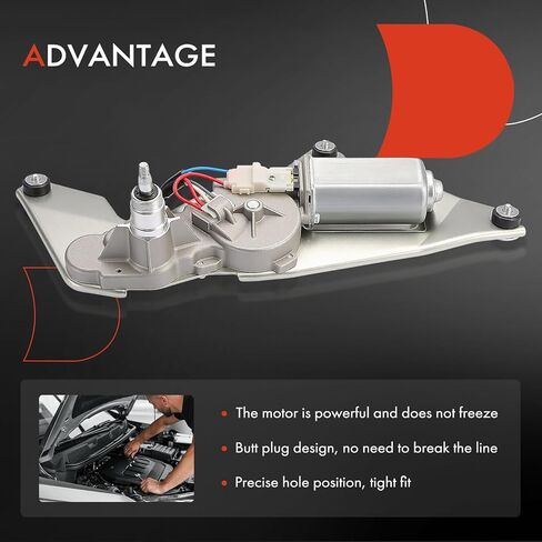 A-Premium Rear Side Windshield Wiper Motor Compatible with Honda Element 2003-2011 in Kuwait