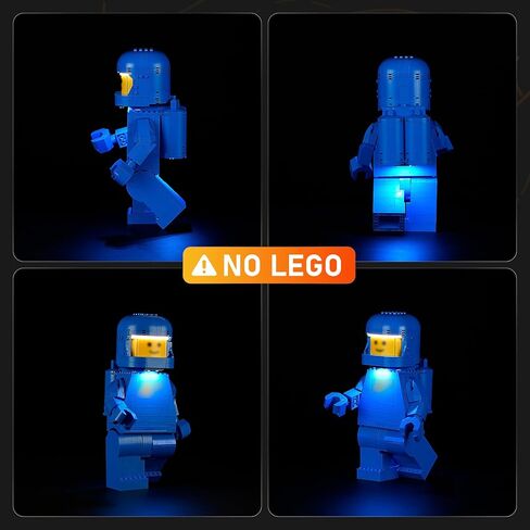 LIGHTAILING Led Light for Lego-40921 Minifigures Up-Scaled Blue Astronaut Minifigure - Easy Install, Hidden Wiring, Home Decor & Gift-Ready (Model Not Included) in Kuwait
