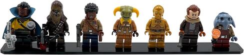 Acrylic Display Base Compatible with Lego Minifigures - 5 Figure Count - Figures not Included in Kuwait