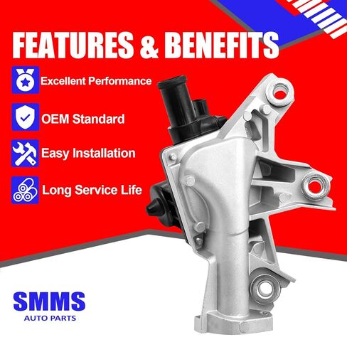 SMMS 2570238050 صمام فحص حقن الهواء مصنوع لتويوتا تندرا سيكويا لكزس GX460 2009-2014 V8 4.6L محول نظام الهواء يحل محل OE: 911-624 in Kuwait