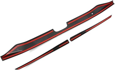 Car Accessories Front Hood Grill Cover Bonnet Trim Trims Compatible with Honda Civic 11th Gen Saden 2022 2023 2024 2025 (Glossy Black) 3 ABS (Not For Hybrid & Hatchback) in Saudi Arabia