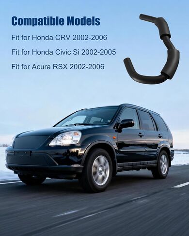 Breather Inlet and Outlet Hose Fit for Honda CRV 2002-2006 Honda Civic Si 2002-2005 Acura RSX 2002-2006 Replace 19514-PRB-A00 19514-PPL-G00 in Saudi Arabia